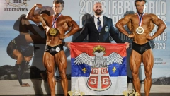 MISTER LEKIĆ I KIBORG SVETSKI PRVACI U BODIBILDINGU Čelični Srbi izdominirali na šampionatu u Španiji