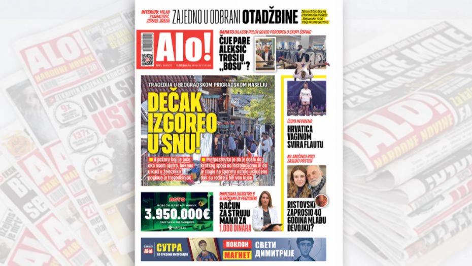 DEČAK IZGOREO U SNU!  Tragedija u beogradskom prigradskom naselju