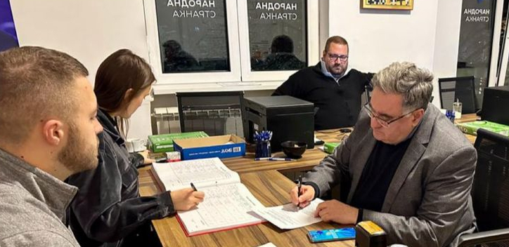 Đorđe Vukadinović podržao listu Narodne stranke "Siguran izbor - ozbiljni ljudi."