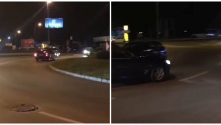 ALO, GDE ĆEŠ BRE, DIVLJAČINO? Vozač mrtav 'ladan ušao u kontra smer na kružnom toku, nastao haos