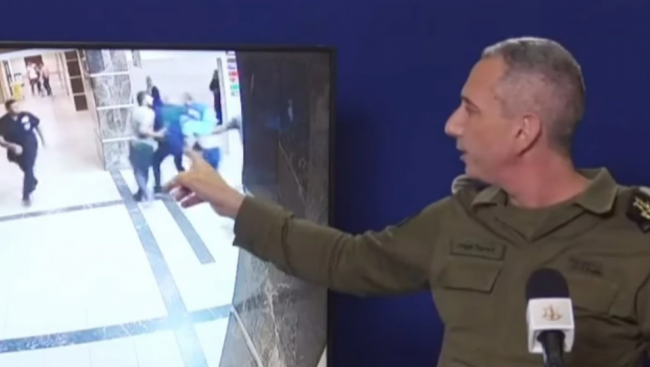 "OVDE SU IH DOVELI I POBILI" Izrael objavio snimak u kom Hamas dovodi taoce u najveću bolnicu u Gazi