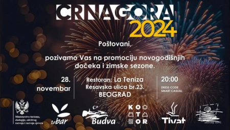 CRNA GORA 2024: Spektakularna promocija novogodišnjih dočeka i zimske sezone