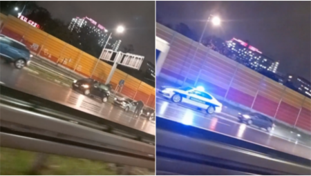LANČANI SUDAR KOD KLINIČKOG CENTRA! Slupalo se 13 vozila na auto-putu u Beogradu (VIDEO)