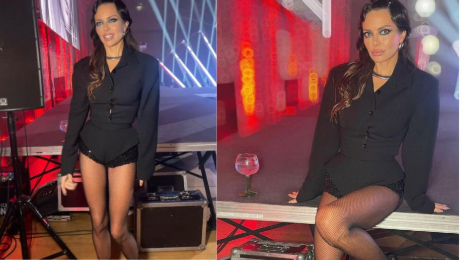 MREŽASTE ČARAPE I NAJKRAĆI ŠORTS IKADA! Voditeljka usijala društvene mreže, pokazala brutalnu figuru