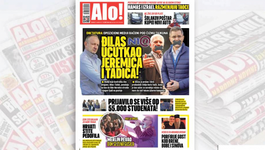 ĐILAS UĆUTKAO JEREMIĆA I TADIĆA! Opozicioni mediji bačeni pod čizmu tajkuna