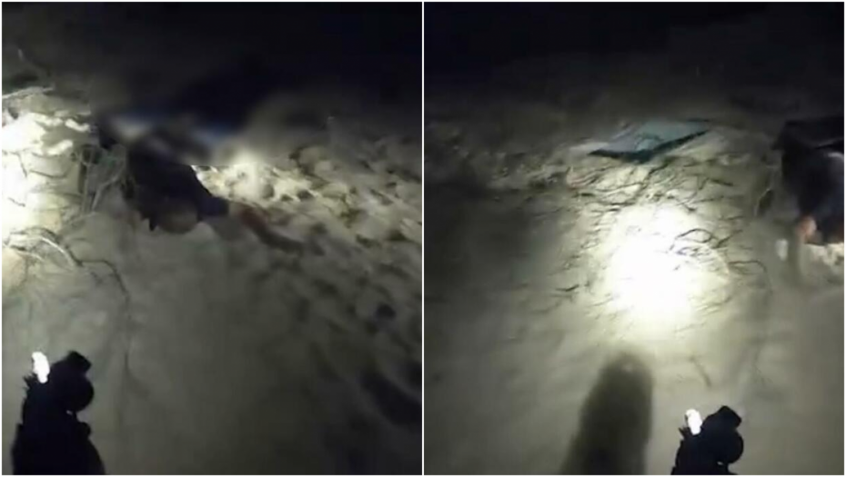 HAMASOVCI DIŽU RUKE UVIS I BACAJU SE NA PESAK Isterali ih iz rupe na plaži, dramatičan noćni snimak izraelske vojske (VIDEO)