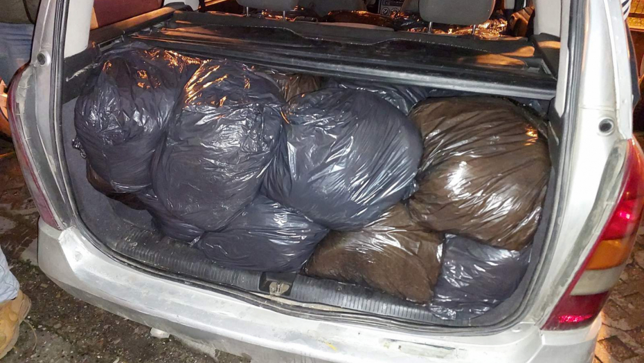VELIKA AKCIJA POLICIJE U ĆUPRIJI Zaplenjeno 300 kg rezanog duvana