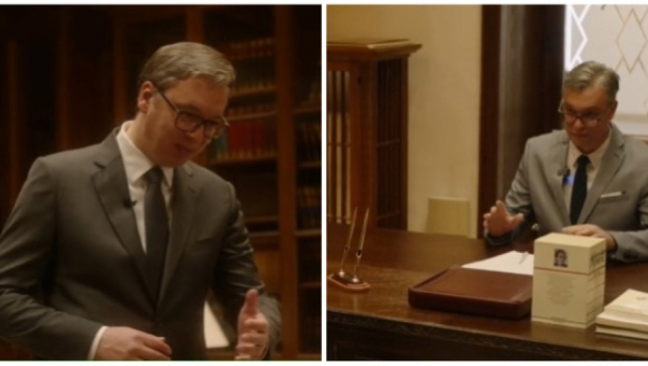 "REKAO SAM DA NIŠTA NE POTPISUJETE" Vučić i njegov dvojnik u "okršaju"!