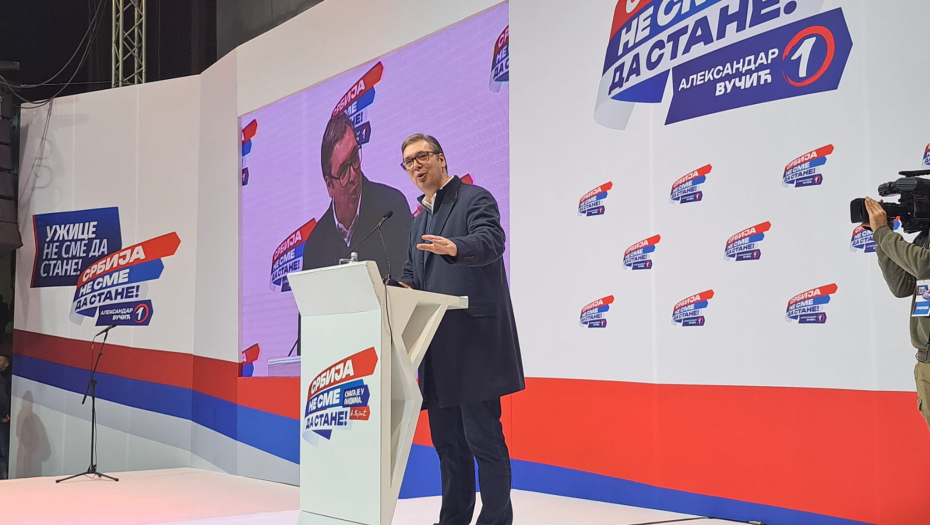 VUČIĆ U UŽICU O KLINIČKOM CENTRU "Biće završen za nekoliko meseci" ODMAH SE NASTAVLJA DALJE