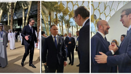 VUČIĆ STIGAO U DUBAI EKSPO SITI Posle izlaganja sledi obraćanje predsednika