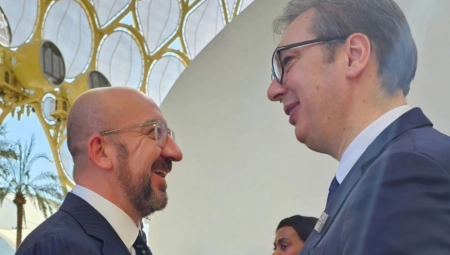 VUČIĆ IZ DUBAIJA: Izuzetno važan i dobar razgovor sa Šarlom Mišelom