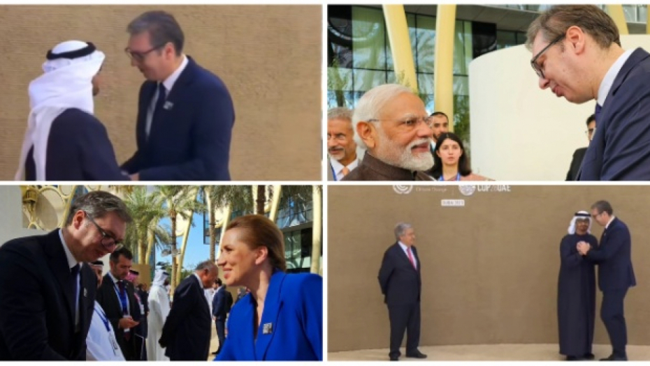VUČIĆ U DUBAIJU NA SAMITU KOP28: Predsednik se sastao sa brojnim zvaničnicima pre ceremonije svečanog otvaranja