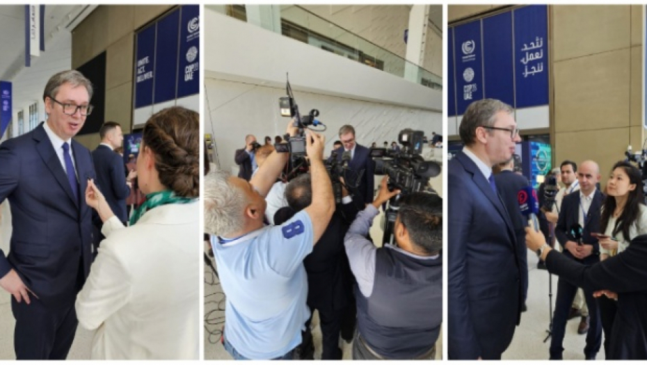 VELIKO INTERESOVANJE STRANIH MEDIJA ZA IZJAVU VUČIĆA U DUBAIJU Svi žele izjavu predsednika Srbije