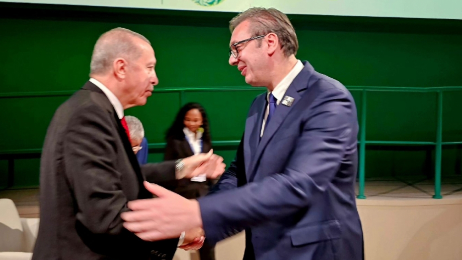"U JANUARU OČEKUJEM VELIKU I VAŽNU POSETU!" Vučić se u Dubaiju sa Erdoganom (FOTO)