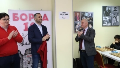VELIKA ČAST ZA SRPSKI ŠAH Nikola Penić i Uglješa Mrdić otvorili salu "Ive i Glige" na Međunarodnom otvorenom prvenstvu Beograda