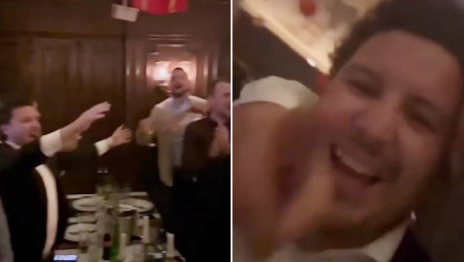 DRITAN SE VESELIO U BEOGRADSKOJ KAFANI! Abazović pao u trans kada je čuo ovu pesmu (VIDEO)