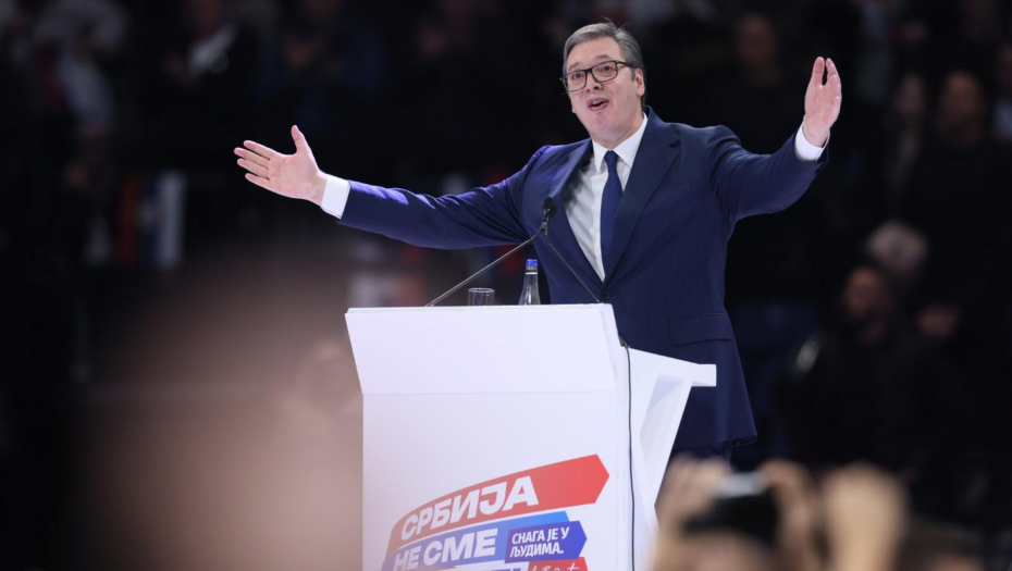 PREDSEDNIK VUČIĆ DANAS U KRUŠEVCU U tom gradu se održava skup liste "Aleksandar Vučić - Srbija ne sme da stane"
