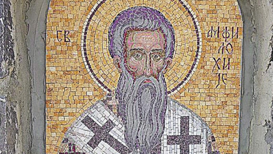 SUTRA VERNICI SLAVE SVETOG AMFILOHIJA Bio je prijatelj Svetog Vasilija i čudesnim putem je izabran za episkopa