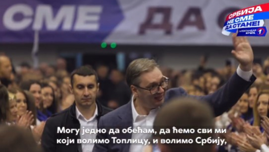 SMETAM SVAKOME KO BI DA SRUŠI SLOBODNU, SLOBODARSKU I NEZAVISNU SRBIJU Vučić: Čuvaću našu otadžbinu po svaku cenu