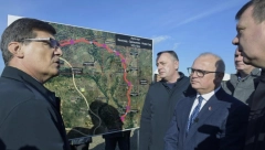 OVAJ PUT ZNAČI ŽIVOT ZA BANAT Vesić obišao radove na autoputu Beograd-Zrenjanin