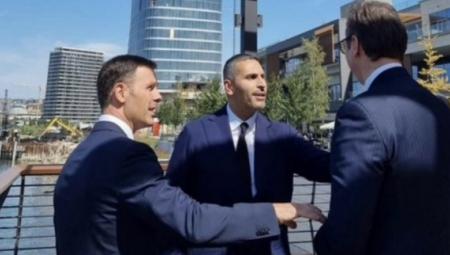 OVA POSETA POKAZUJE VAŽNOST SRBIJE Prvi čovek Mančester sitija zajedno sa Vučićem na utakmici Crvene zvezde