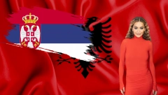 ALBANSKA PEVAČICA OGRNULA SRPSKU ZASTAVU Izazvala gnev u svojoj zemlji, majka urlala na nju, ona se ovako pravdala