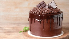 MAGIČNA ŠERBET TORTA Čokoladna fantazija sa orasima, savršena za slavu, a posna