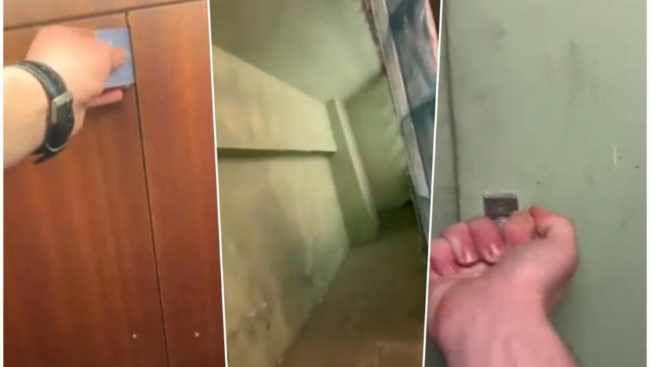 UŠAO JE U HOTELSKU SOBU I TAMO UGLEDAO VRATA U ZIDU Kad ih je otvorio, sledio se u mestu, sve je snimljeno (VIDEO)