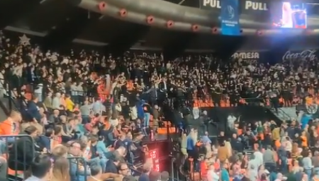 POLICIJA TUČE NAVIJAČE PARTIZANA Skandal u Valensiji