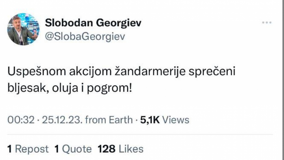 SKANDAL! Šef Đilasovih medija ismeva srpske žrtve