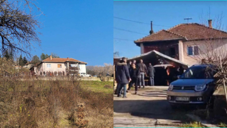 BOLNE SCENE NA DAN SAHRANE JANJUŠEVOG BRATA Majka i baka jedva stoje, ogroman broj ljudi ispred porodične kuće čeka da izjavi saučešće