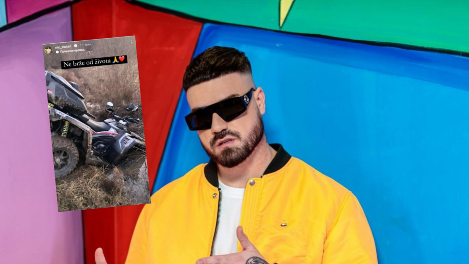 MC STOJAN DOŽIVEO SAOBRAĆAJNU NESREĆU Reper sleteo s puta, otkriveno u kakvom je stanju