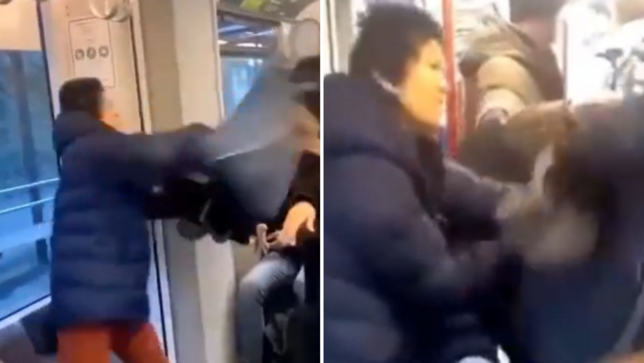 POMAHNITALA BABA KRVNIČKI TUČE LJUDE Udarala ih iz sve snage pesnicama i kolicima za pijacu, a onda je usledio šok (VIDEO)
