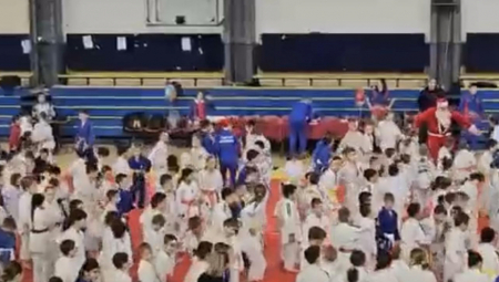 PRAZNIČNA EUFORIJA Ovako izgleda kad džudo malci đuskaju (VIDEO)