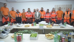 Ministar Vesić u novogodišnjoj noći sa putarima: "Hvala u ime svih građana Srbije" (FOTO)