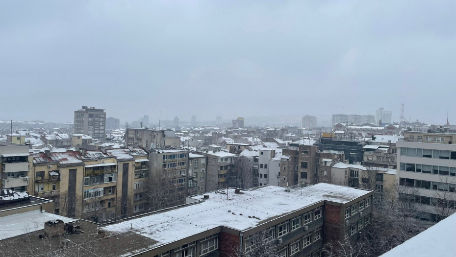 POGLEDAJTE KAKO IZGLEDA CENTAR BEOGRADA POD SNEGOM Hladnoća steže, nigde žive duše