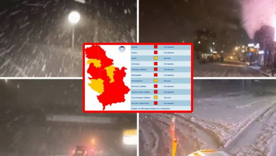 PAŠĆE 20 CM SNEGA U SRBIJI Hladni talas doneo VELIKO zahlađenje, a evo gde će biti nevreme!