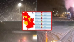KIŠA I SNEG STIŽU U SRBIJU Posle vetrometine od 100 na sat sledi NOVO pogoršanje, evo i kad!