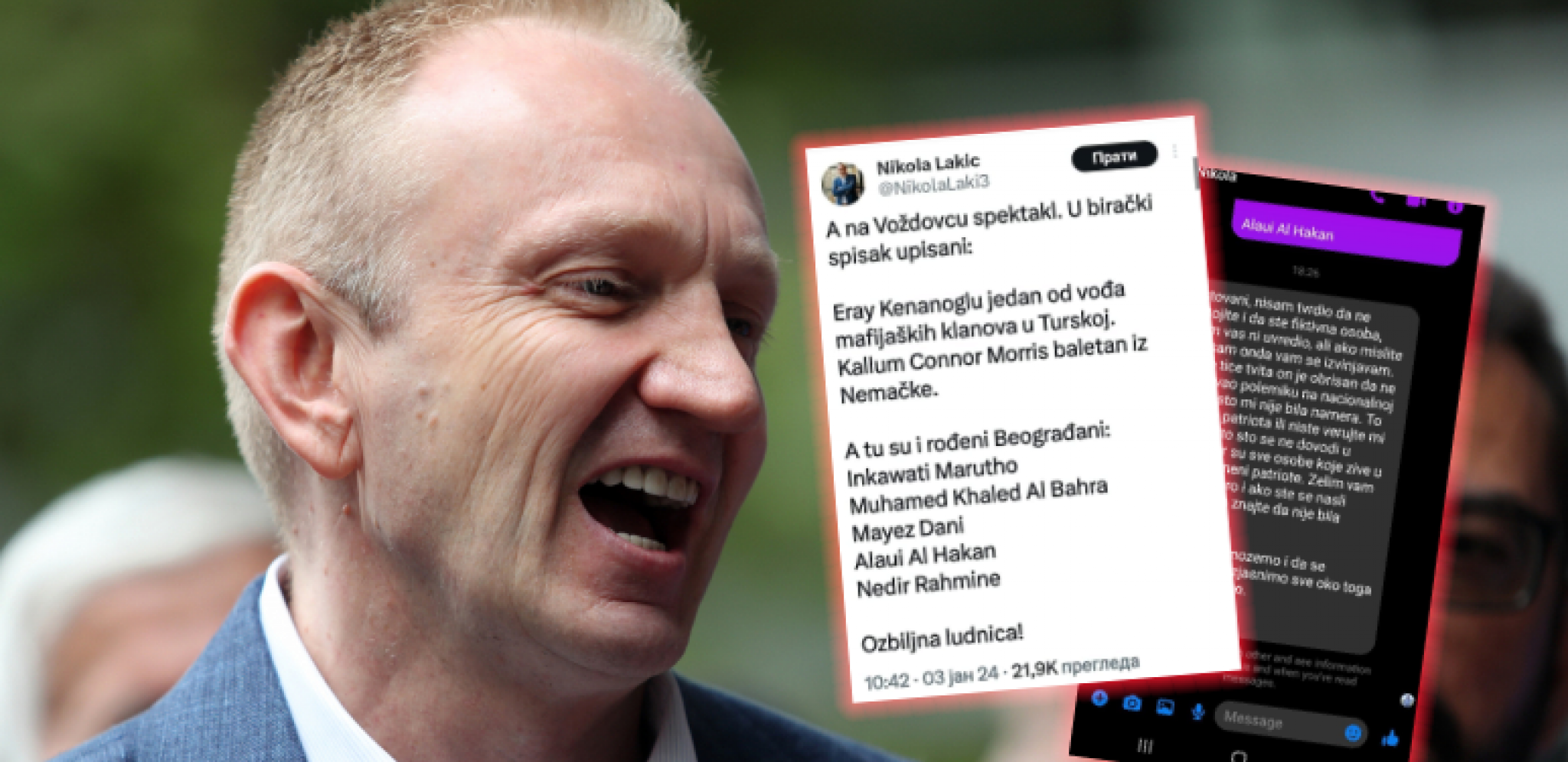 PROKLIZALA PRLJAVA PODMETAČINA Đilasovci em lažu, em to rade na najgluplji način, raskrinkao ih Alaui al Hakan! (FOTO)