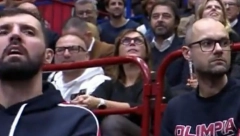 MIROTIĆ GLEDA MEČ CRVENE ZVEZDE I OLIMPIJE Nesuđeno pojačanje Partizana prati dešavanja u Milanu