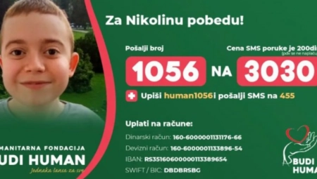 ZA NIKOLINU POBEDU Pomozite dečaku da kupi lek koji mu je potreban
