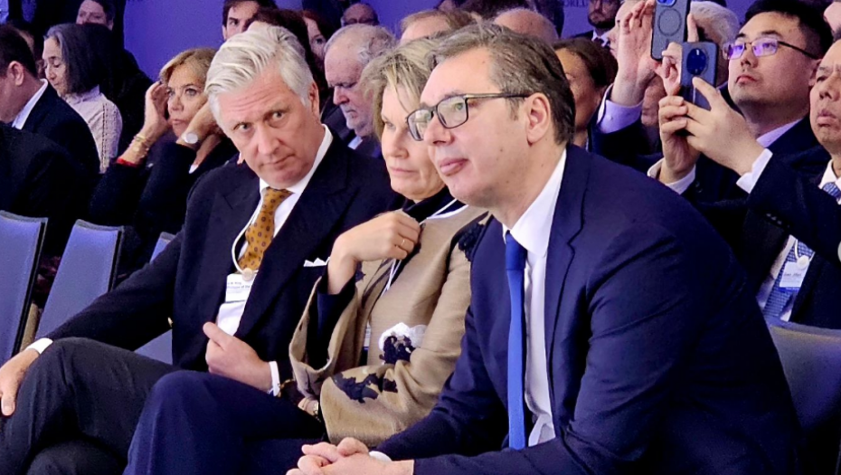 VUČIĆ U DRUŠTVU KRALJA I KRALJICE BELGIJE Predsednik se oglasio sa svetskog ekonomskog foruma u Davosu (FOTO)