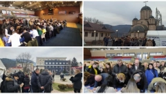 OGROMAN ODZIV SRBA SA SEVERA KiM ZA SMENU KURTIJEVIH NELEGALNIH GRADONAČELNIKA Čekaju u redovima samo da im vide leđa