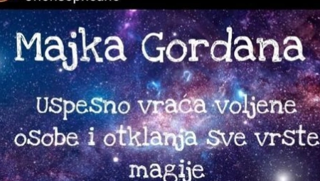 "MAJKA GORDANA SKIDA CRNU MAGIJU" Pozvali smo ženu koja stoji iza ovog oglasa, ona nas napala pa rekla - "ja imam dar"!