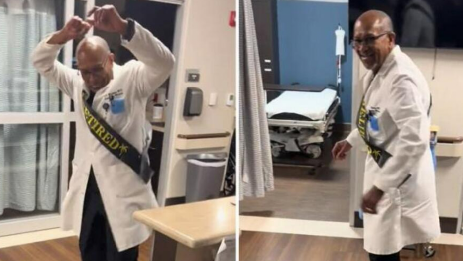 OVAKO SE SLAVI ODLAZAK U PENZIJU! Lekar postao hit na društvenim mrežama, sigurno će i vas nasmejati (VIDEO)