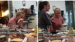 SLIKA GOVORI VIŠE OD HILJADU REČI Emotivna reakcija žene sa Balkana kad je saznala da postaje baka je nešto najlepše što ćete videt