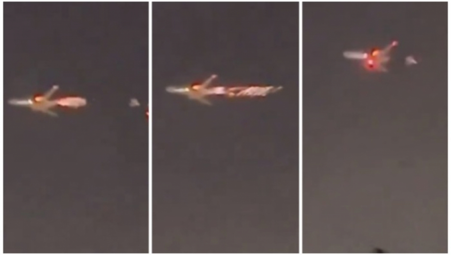 HOROR U VAZDUHU, ZAPALIO SE AVION! Izvršeno prinudno sletanje, poznato da li ima povređenih (VIDEO)