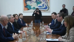 "DOBRO NAM DOŠLI, DRAGI PRIJATELJI!" Vučić: Odličan sastanak s predstavnicima Italijanske razvojne banke