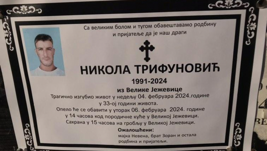 TUGA SE NADVILA NAD JEŽEVICOM! SVUDA OBLEPLJENE UMRLICE MLADOG NIKOLE Tek što je postao otac, pa stradao u sudaru sa kamionom (FOTO)