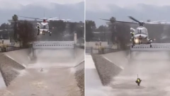U AKCIJU SPASAVANJA UKLJUČEN HELIKOPTER Muškarac skočio u kanal kako bi spasao svog psa, usledila agonija (VIDEO)